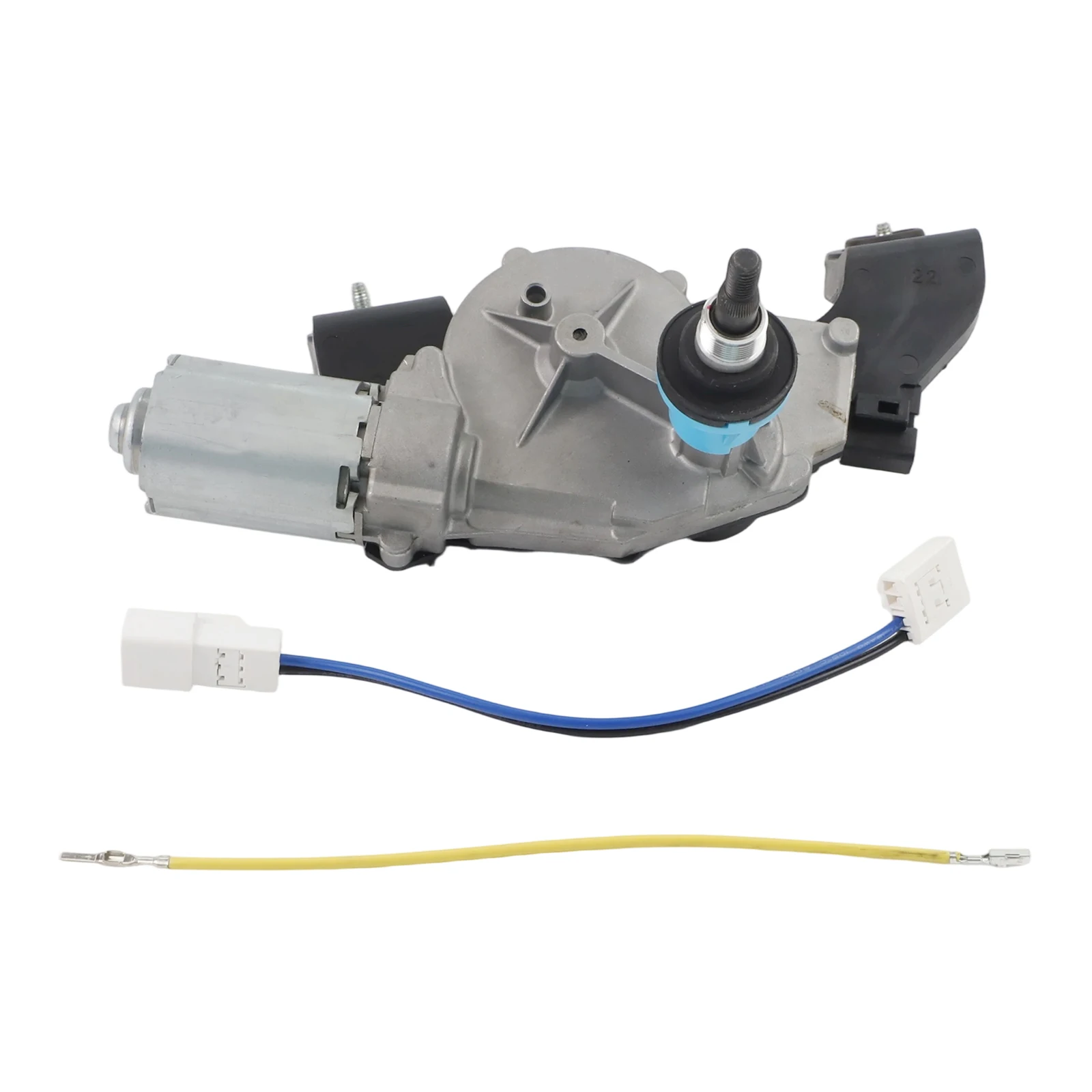 

Серебристый мотор заднего стеклоочистителя, комплект мотора стеклоочистителя для автомобилей, практичный дизайн, износостойкий, простой в установке, не деформируется.