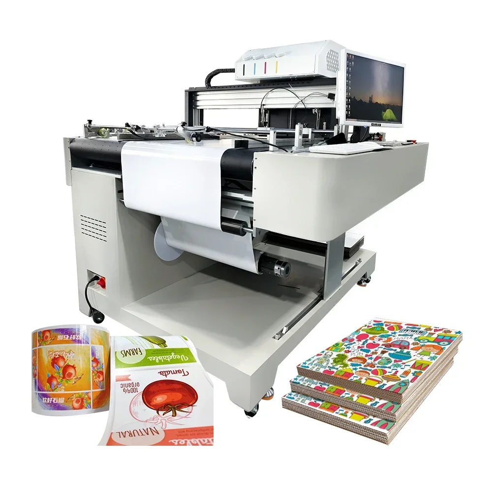 Kelier New Style High Quality Digital Cardboard Printer Roll To Roll Printer Multi-Function Single Pass Printer