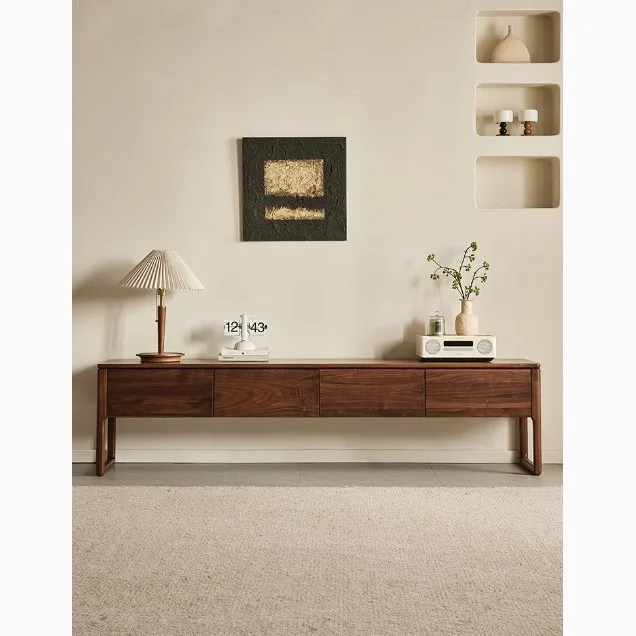 

Customizable North American Black Walnut TV Cabinet