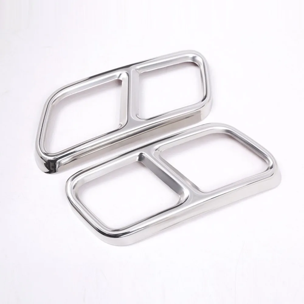 

Car Rear Exhaust Tail Pipe Stickers Trim For Mercedes Benz W222 Coupe W251 2010-2017 S R GL Class X166 2013-15 AMG Muffler Part