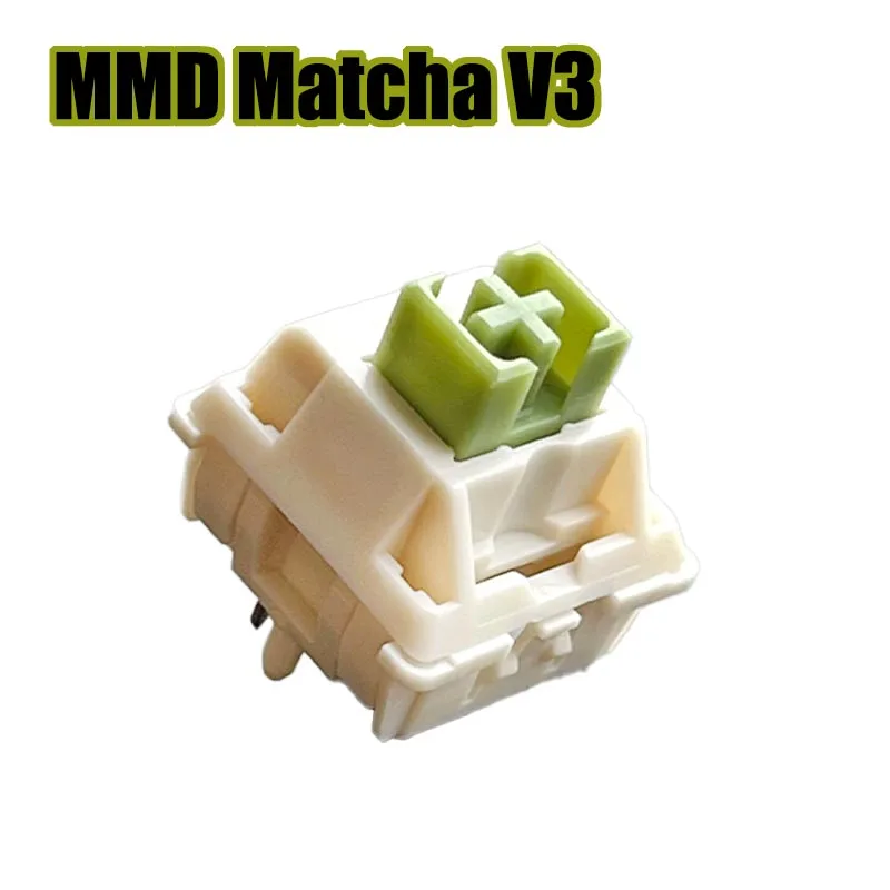 MMD Matcha V3 Switch Liner 45g All POM artificial Use Lubrication Mechanical Keyboard Custom Switches For AULA F75 AJAZZ AK820