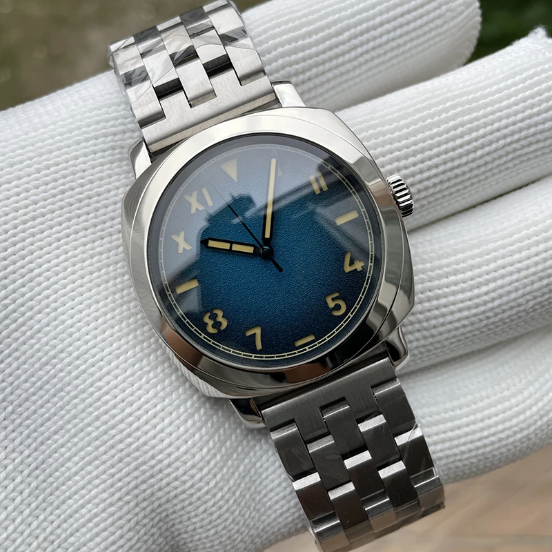 ساعة أوتوماتيكية للرجال من STEELDIVE فاخرة 42 مللي متر ساعة يد ميكانيكية غواص 20ATM مقاومة للماء C3 مضيئة الياقوت NH35 كاليفورنيا الهاتفي