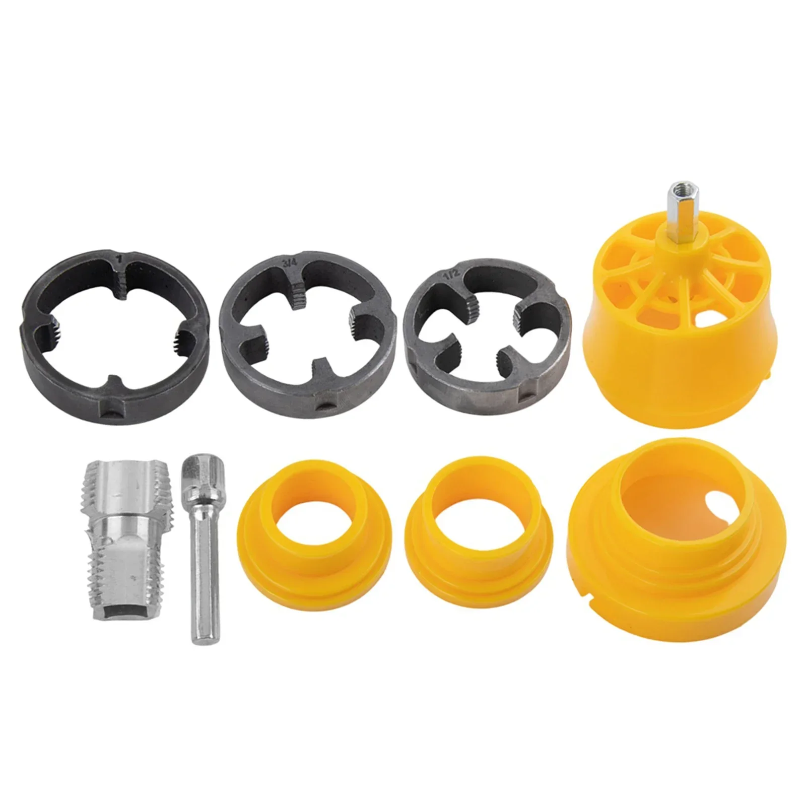 

4-Point Compatibility Electric Pipe Tool User-Friendly Installation Compatible With Electric Drill Yellow Black