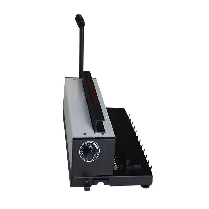 34 فتحة مكتب دليل سلك لفائف آلة تجليد حلزونية 3:1 اللكم ملزمة 120 ورقة قدرة تجليد الورق