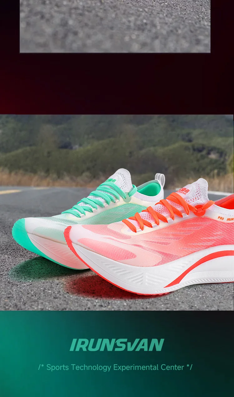 2024 IRUNSVAN Full Palm Real Carbon Plate Trail-Laufschuhe für Herren, umweltfreundlich, atmungsaktiv, Bounce-Back-Dämpfung, rutschfest – Detail 26
