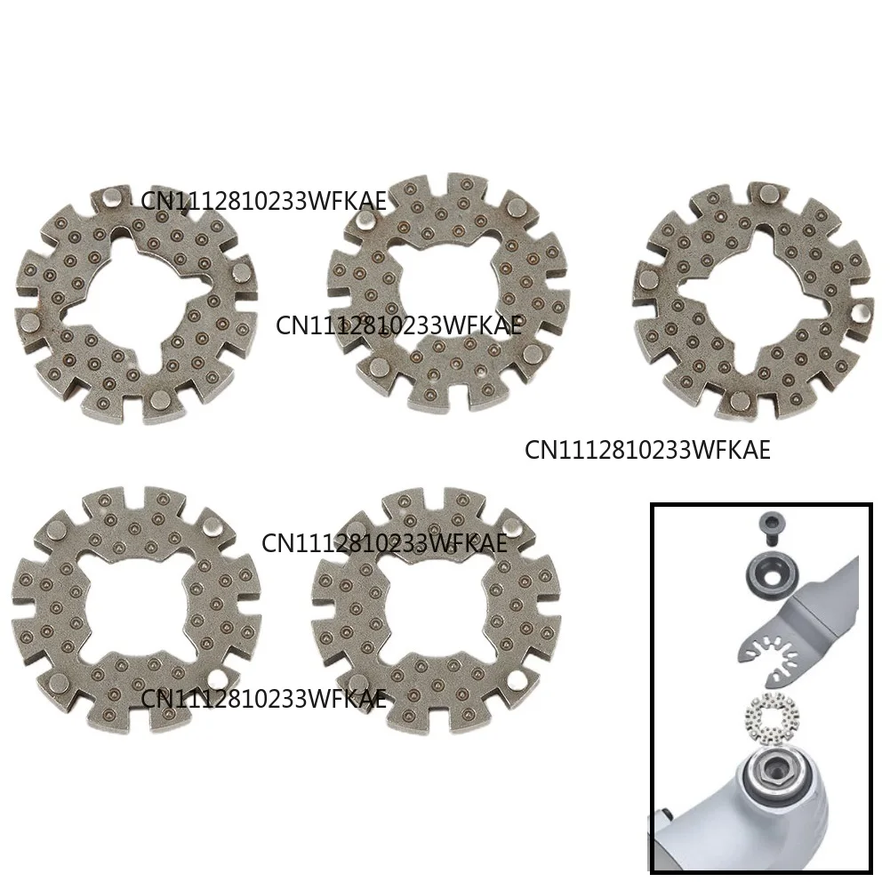 5 Piece Swinging Circular Saw Blade, Star Lock Handle Adapter Kit, Multifunctional Power Tool Accessories