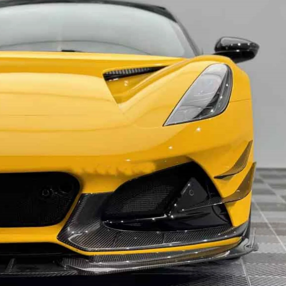 Emira Canards Front Bumper Canards For Lotus Emira 2022+ Front bumper Grill Air Vent Trim Cover
