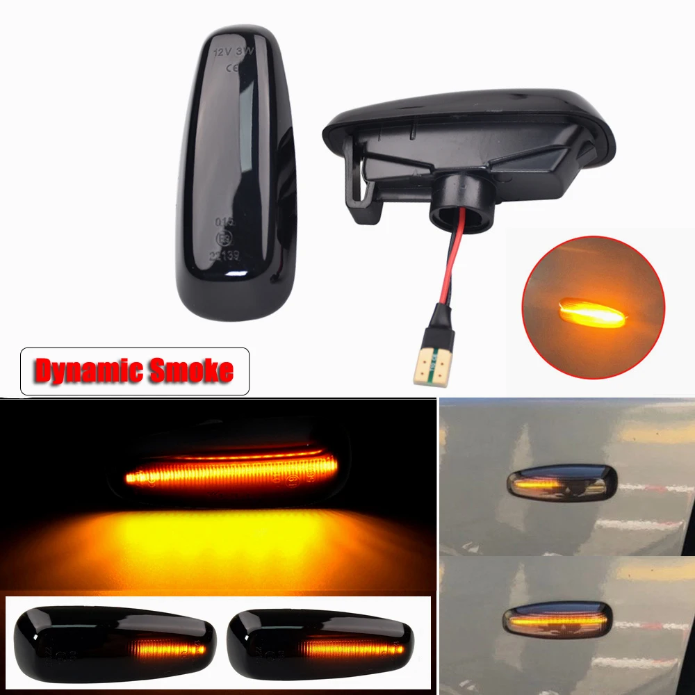 For Kia Pro Ceed Estate Rio 3 Hatchback Saloon Hyundai i30 Azera Elantra Avante Dynamic Turn Signal Lamp  LED Side Marker Light