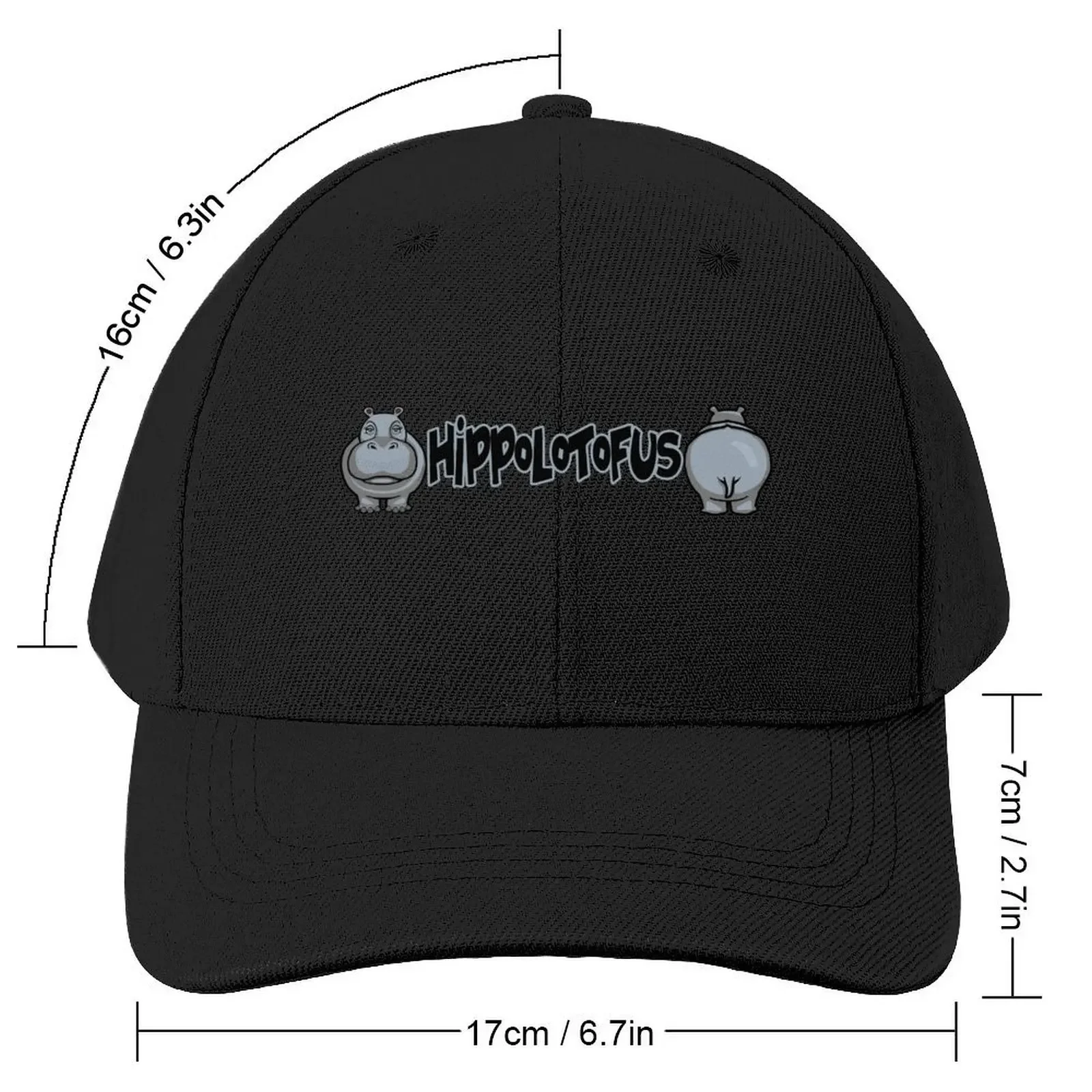 Hippolotofus Logo Baseball Cap beach hat cute Men's Baseball Women's