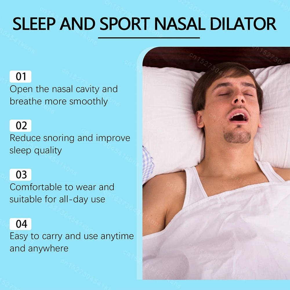 Anti Snoring Nasal breathing dilators Magnetic Nasal Strips Increase Air Intake Improve Sleep Quality Reduce Stop Snoring