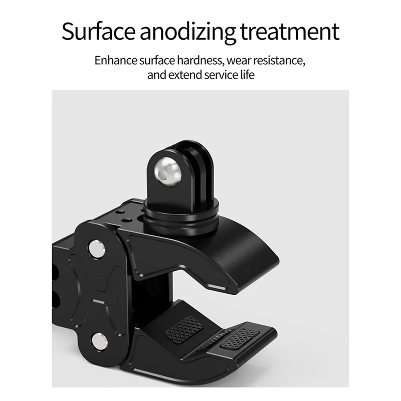 AA08-عالمي 3 بطاقات أمامية وخلفية 180 °   تعديل سوبر المشبك منصب الكاميرا المقود القطب أنبوب ترايبود حامل كاميرا مكتب