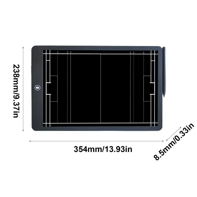 Imagem -06 - Lcd Escrita Tablet para Adultos Futebol Tactics Board Treinadores Prancheta Estratégia