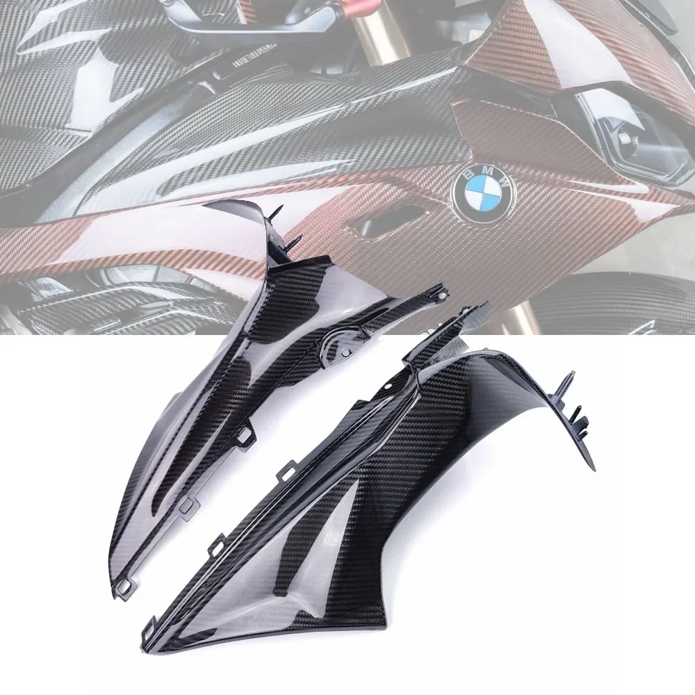 

S1000RR S 1000 RR 2019 2020 2021 Real Carbon Fiber Motorcycle Front Side Upper Inner Dash Intake Panels For BMW S1000RR M1000RR