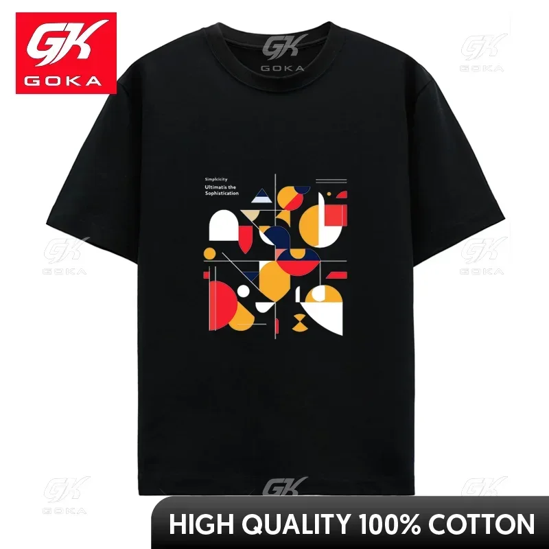 

Hot Selling Interesting Geometric Graphic Printed 3D Printed T-shirt Men's and Women's Personality Hip Hop Cool Casual Short Sle