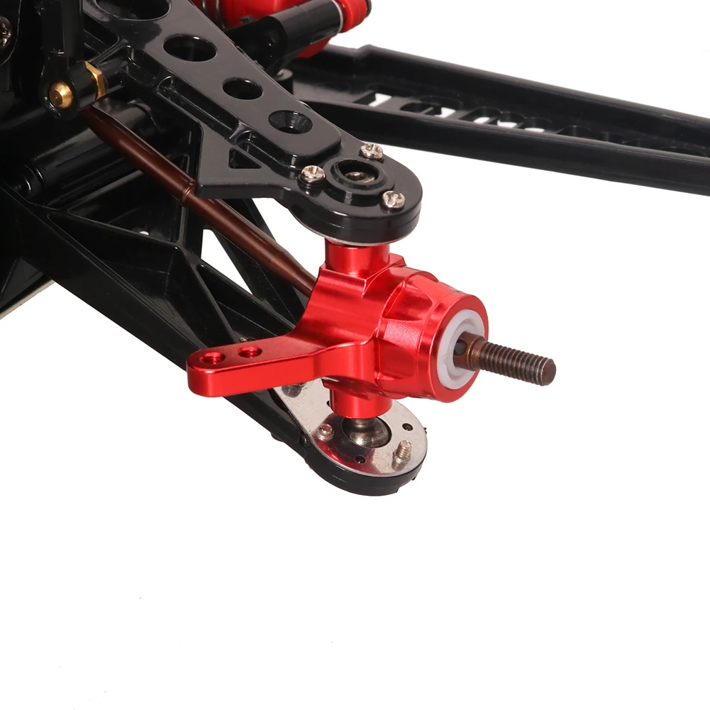 KYX سباق الألومنيوم مفاصل التوجيه الأمامي ترقيات أجزاء الملحقات ل 1/10 RC سيارة Tamiya Hotshot II The Bigwig #3
