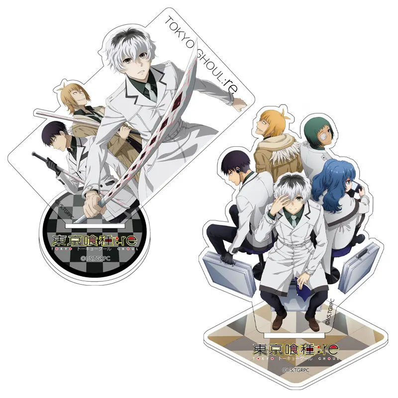Tokyo Ghoul Re Sasaki Haise Arima Kisho Shuu Tsukiyama China Official Authorization Group Acrylic Standing Plates