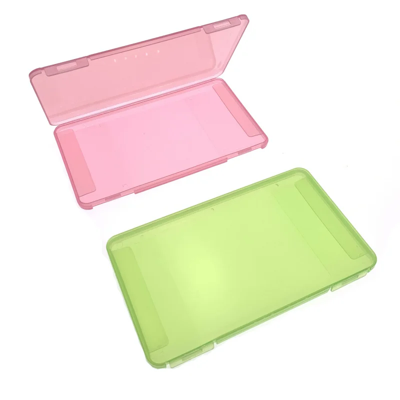 Caja de plástico transparente para guardar mascarillas, accesorio portátil a prueba de polvo y humedad, protección del medio ambiente para el hogar