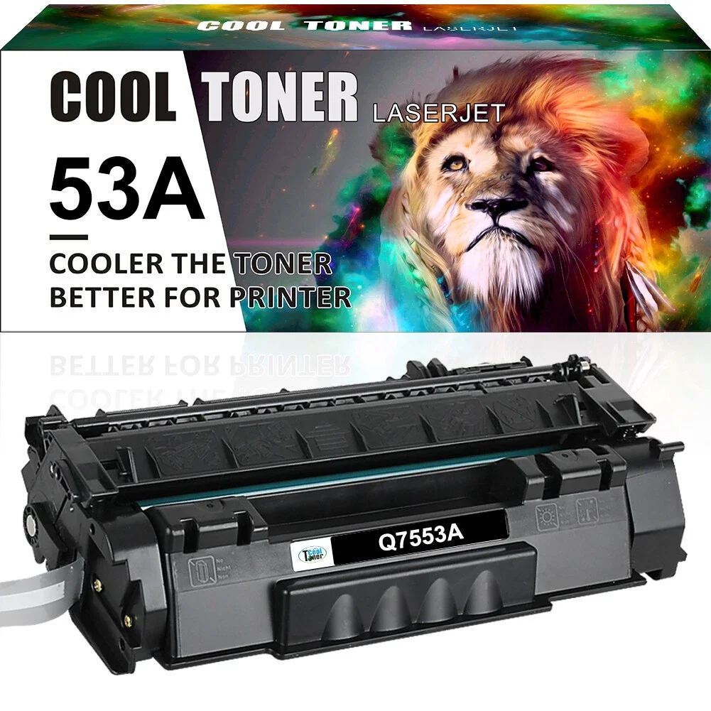 1PK Black Toner Cartridge for Q7553A 53A LaserJet M2727 M2727NF M2727nfs MFP