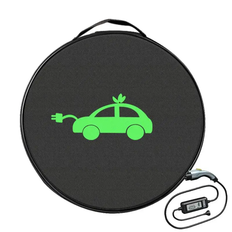 EV Charging Cables Storage Bag Portable Cable Bag Organizer Car Storage Bag Large Capacity Cable Organizer Storage Bag Electric