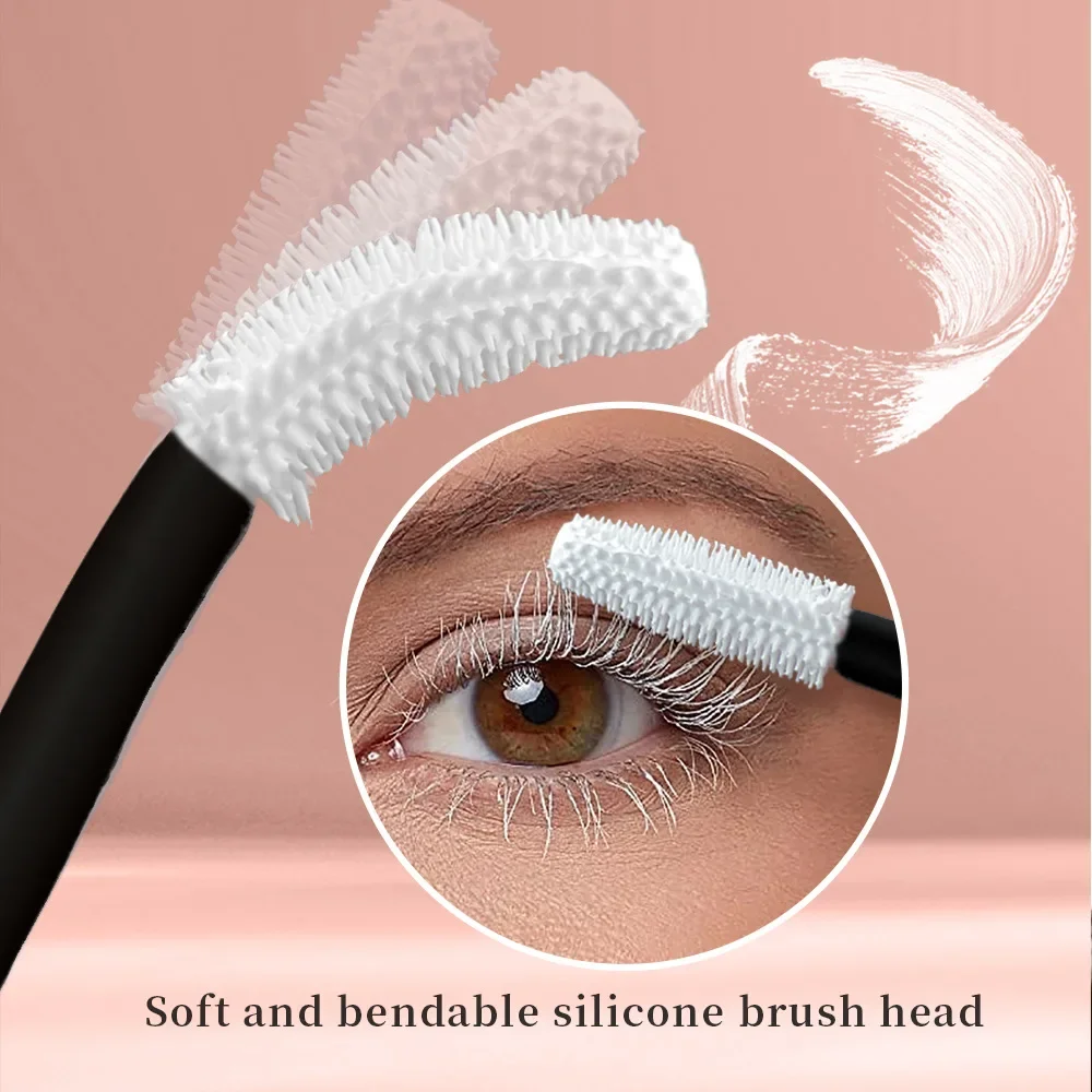 Mascara a prova di sbavature Volumizzante Allungamento Curling Asciugatura rapida Senza scaglie Ciglia colorate per donne Cosmetici di bellezza