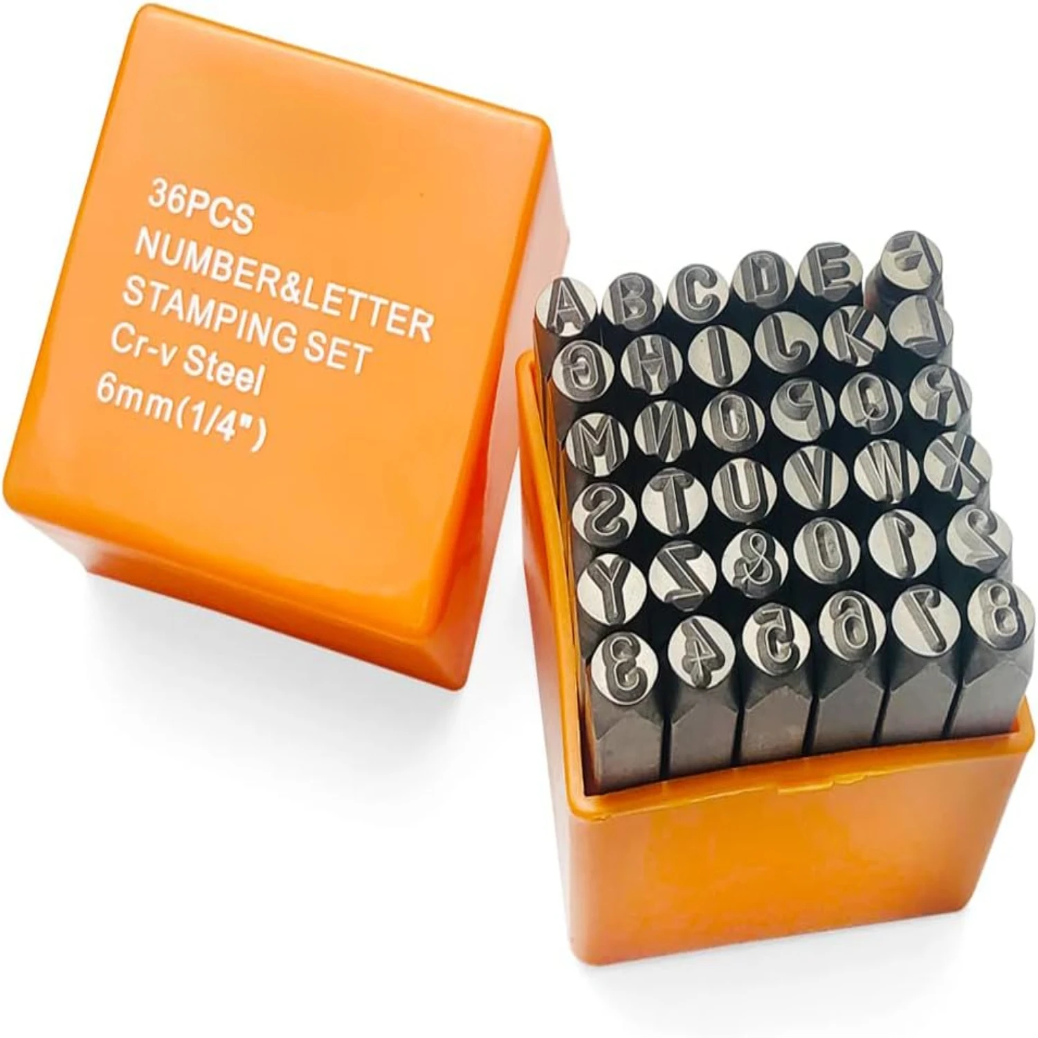 

High-Quality Professional Precision Crafted Exceptional 36-Piece Steel Jewelry Stamping Tool Set for Numbers and Letters - Super