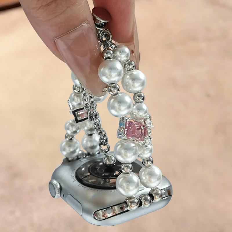 

1 piece of high-end minimalist style watch strap compatible with iWatch strap 38mm 40mm 41mm 42mm 44mm 45mm 49mm fashionable han