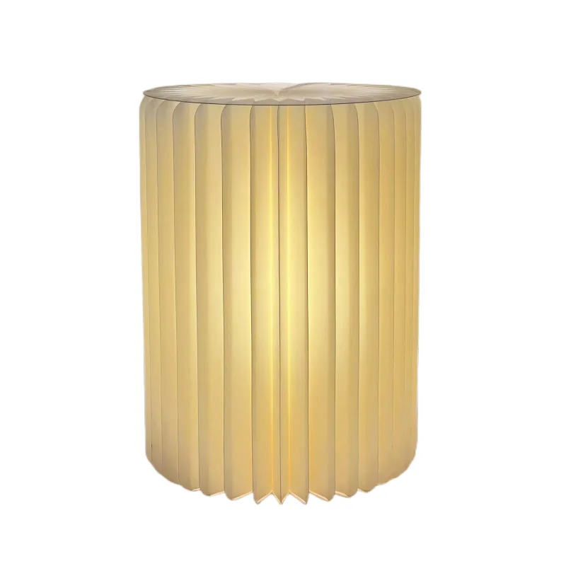 

Display platform base High and low combination luminous with lamp Display platform base Folding cylindrical display stand Displa