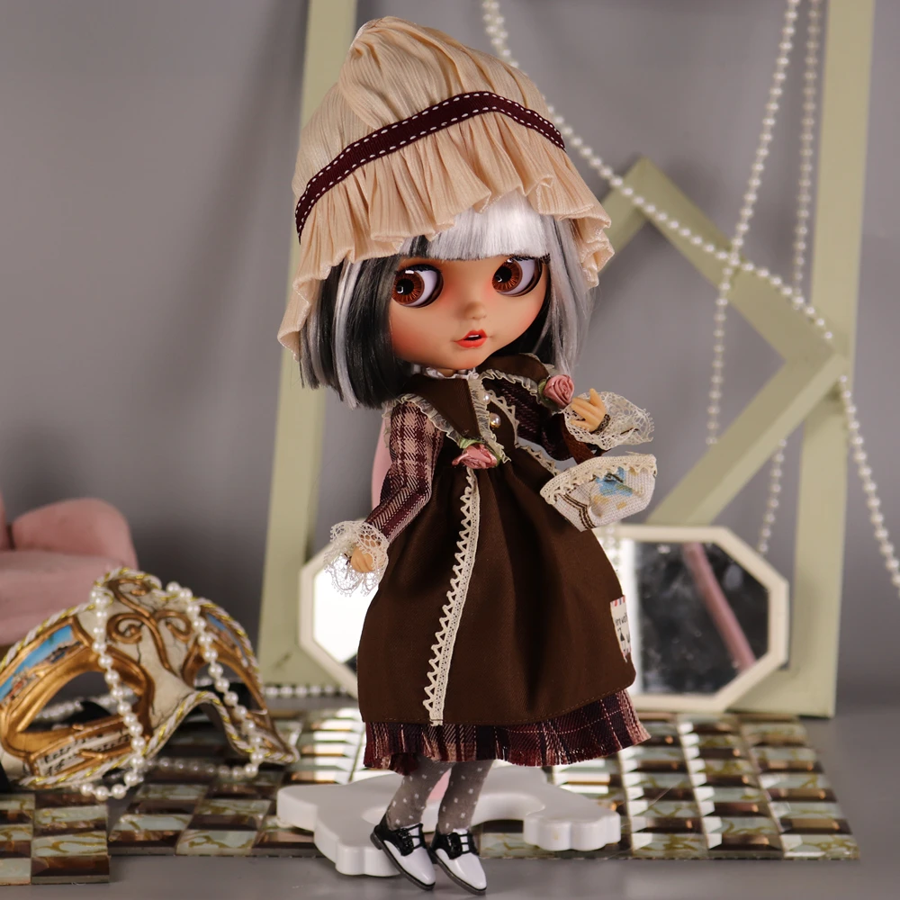 ICY DBS Blyth Doll Coldy Melt Tan Pelle Pouting Bocca 1/6 BJD OB24 ANIME GIRL