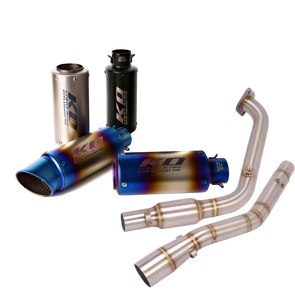 Tuyau d'échappement pour YAMAHA R15 V4 MT15 2020 – 2023, embouts de moto, tuyau d'en-tête, silencieux en acier inoxydable avec DB Killer