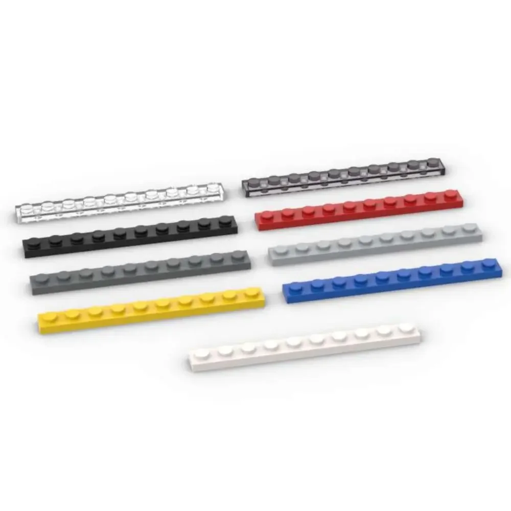 MOC 10 قطعة لوحة 4477 1x10 مجموعة مكعبات البناء عالية التقنية الإطارات مجلس ضوء لوحة الطوب الجسيمات لعب الأطفال هدايا عيد ميلاد الطفل