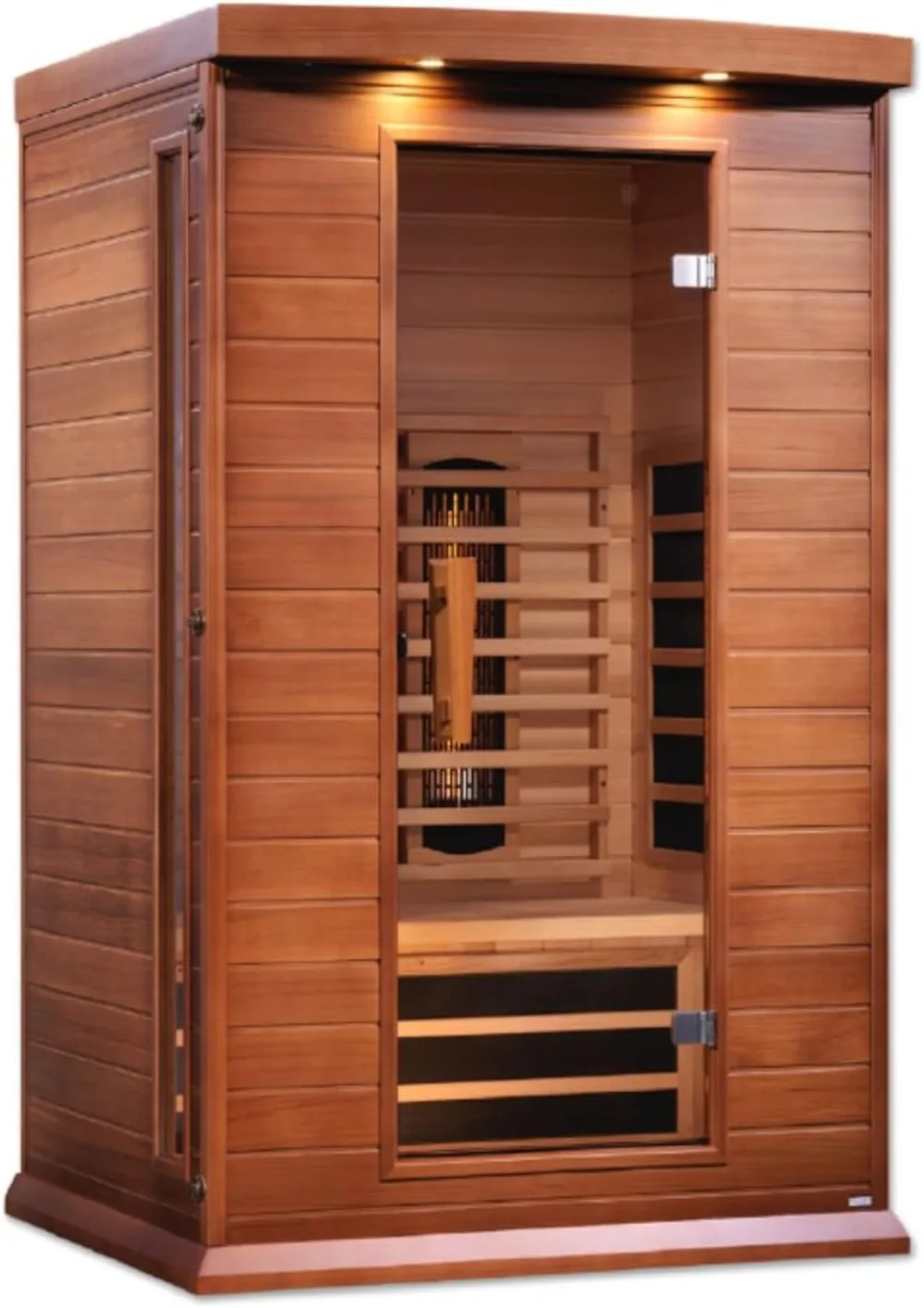 DYNAMIC SAUNAS Maxxus MX-M206-01 2-Person Full Spectrum Near Zero EMF (Under 2MG) FAR Infrared Sauna (Canadian Clear Red Cedar)