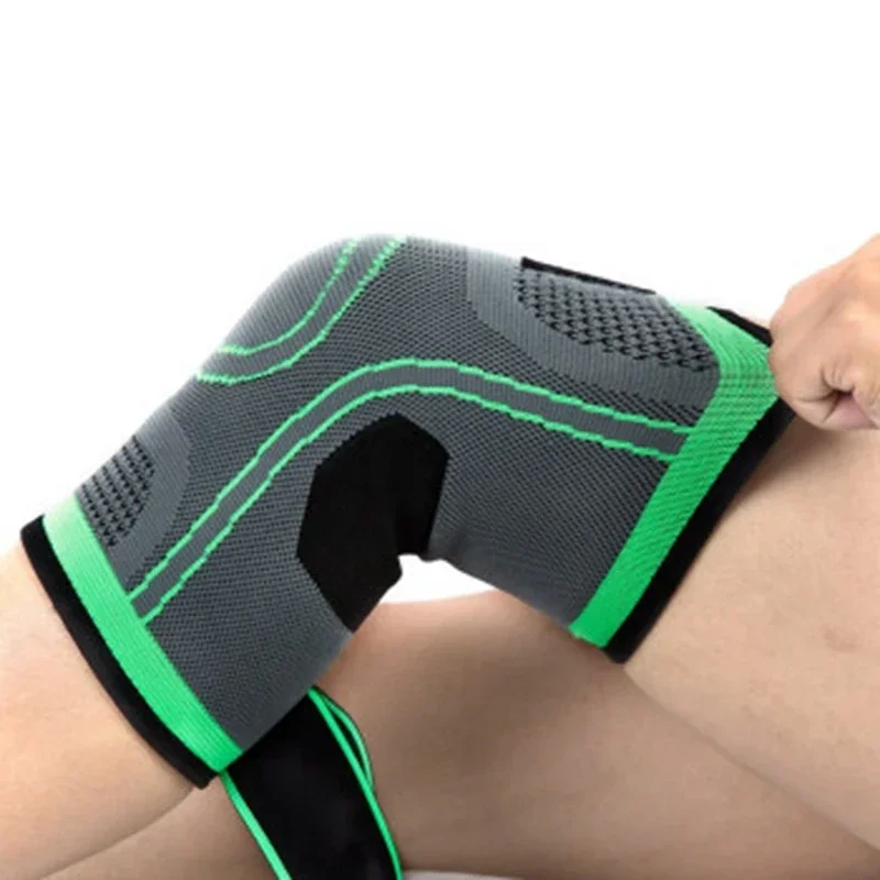 1PCS Adjustable Knee Support Brace Compression Unisex Short Half Legs Sleeve Arthritis Running Gym Sport Knee Pads Knee Sleeve