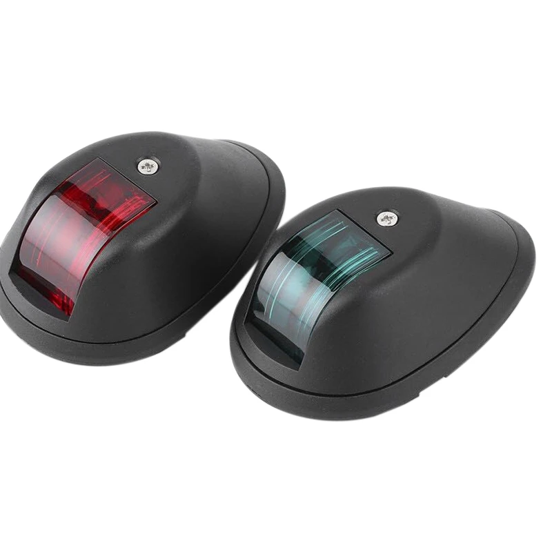 

2Pcs DC12V-24V Left and Right Ship Side Lights Marine LED Navigation Lights Traffic Lights Suitable for Yachts Boats