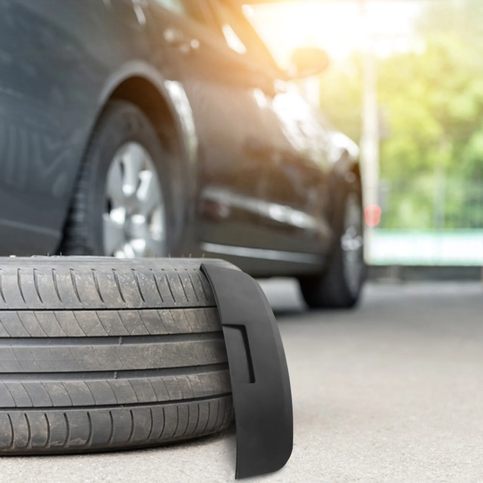 

Tire Shovel Sleeve Rubber Bead Breaker Cover Compatible Tire Changing Machine Accessories for Auto Repair Shops Wheel Rim