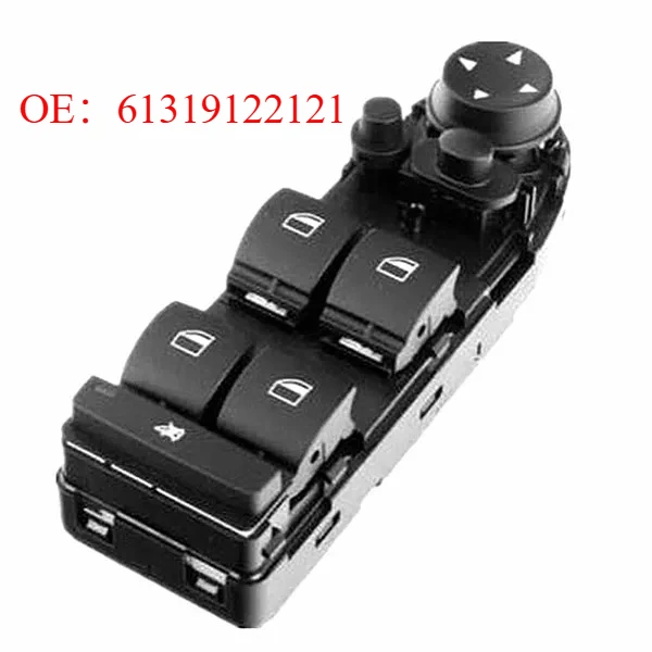 For BMW E70 E71 X5 X6 New Automotive Power Window Switch Driver Side Car Accessories 61319122117 61319122121 61319217333