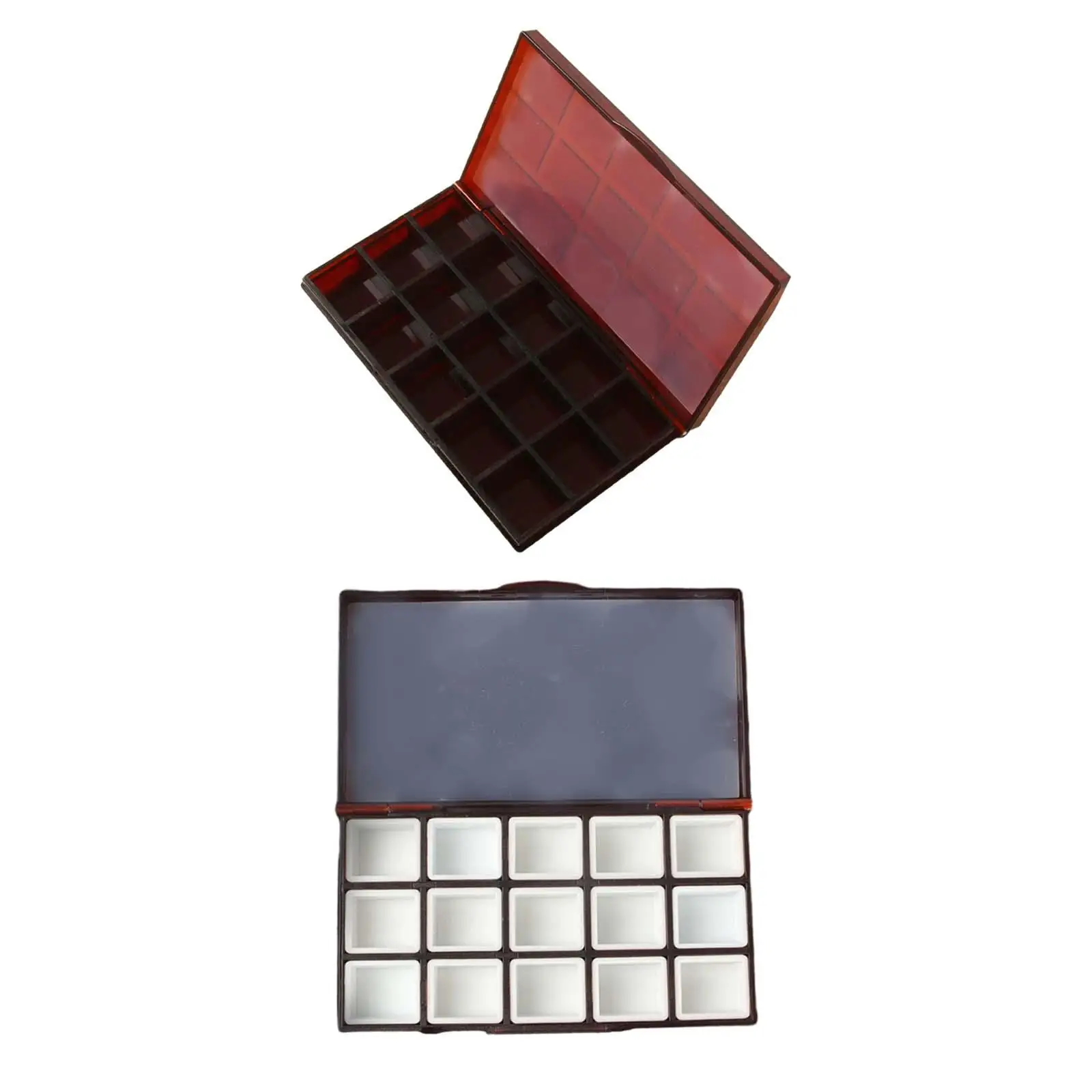

Empty Watercolor Wet Palette 15 Holes Travel Paint Pallet for Oil Painting Gouache Acrylic Paints Miniature Painting Model Paint