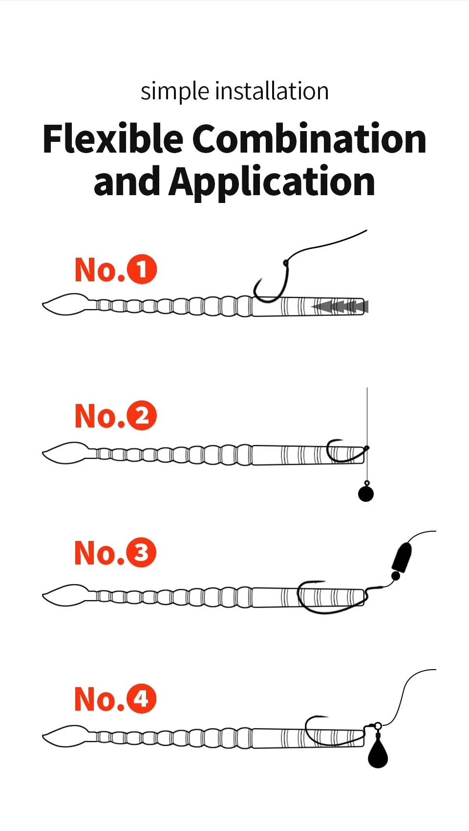15 teile/paket Schwimmende Angeln Weiche Köder 110mm Pailletten Wurm Silikon Swimbaits Lockt Pesca Bass Karpfen Angeln Tackle Köder – Detail 3