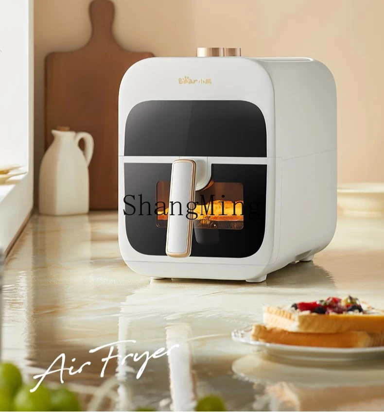 ZYY Бытовая электрическая духовка 6л Визуальная многофункциональная кухонная машина Кухонная машина Воздушная электрическая фритюрница