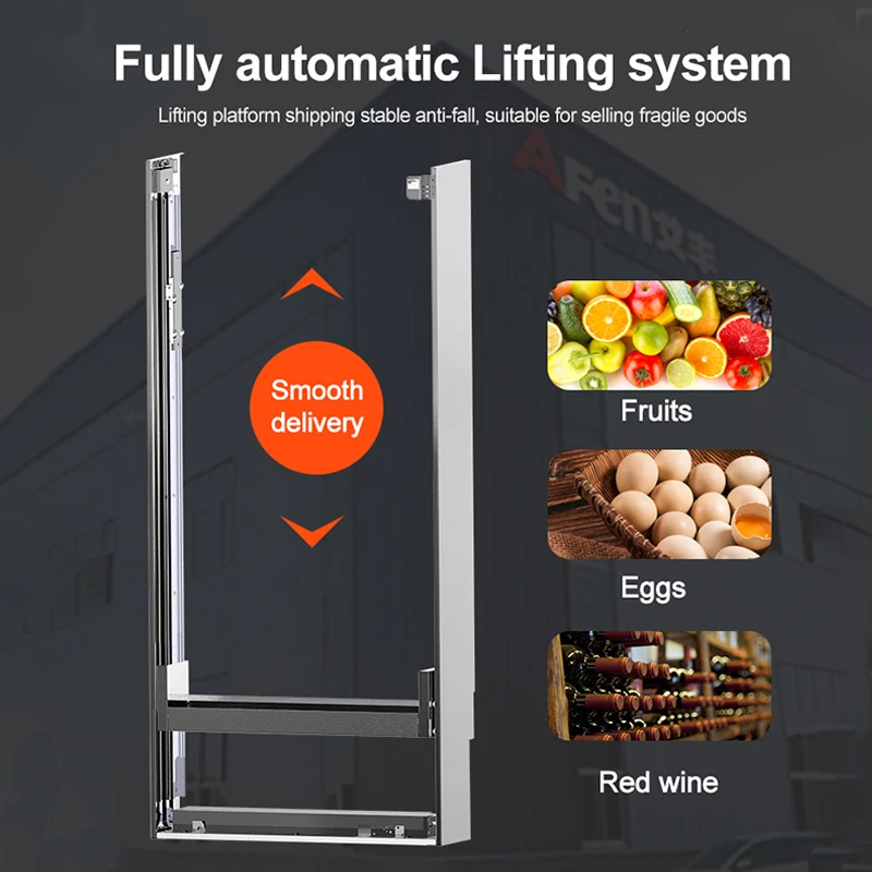 24-Hour Self-Service Fresh Vending Machine Elevator Vending Machine With Refrigeration