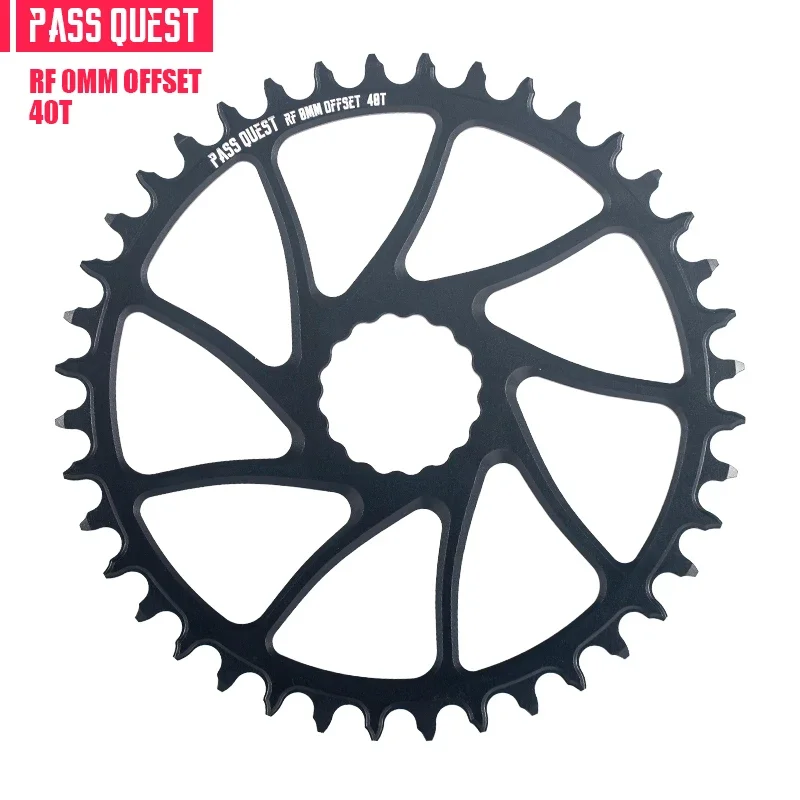 PASS QUEST 0mm オフセット ナローワイドチェーンリング：アルミニウム