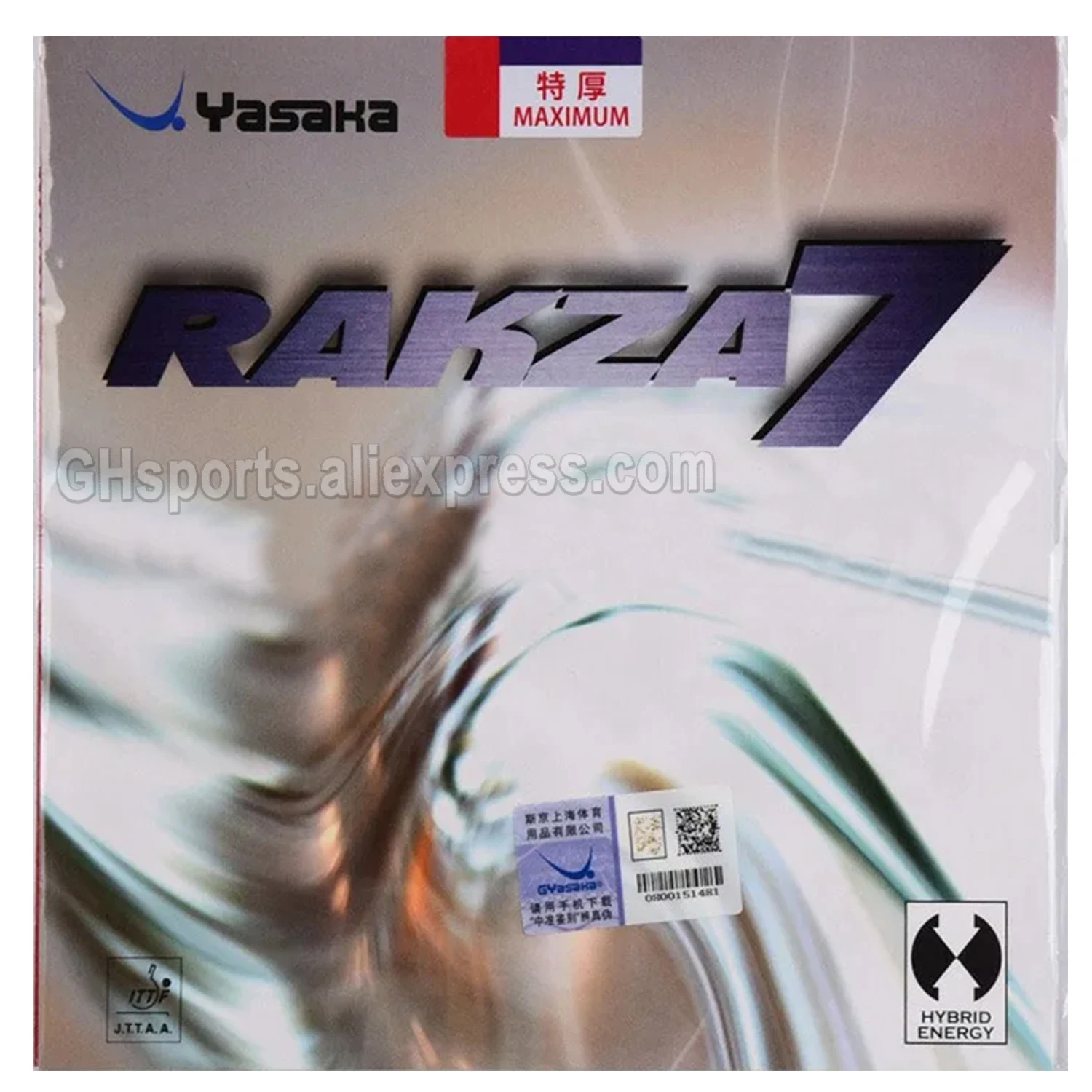

Накладка для настольного тенниса Yasaka RAKZA 7 SOFT и RAKZA 7 Pimples-In, резина для пинг-понга RAKZA7 SOFT Pips-In, губка для настольного тенниса RAKZA 7