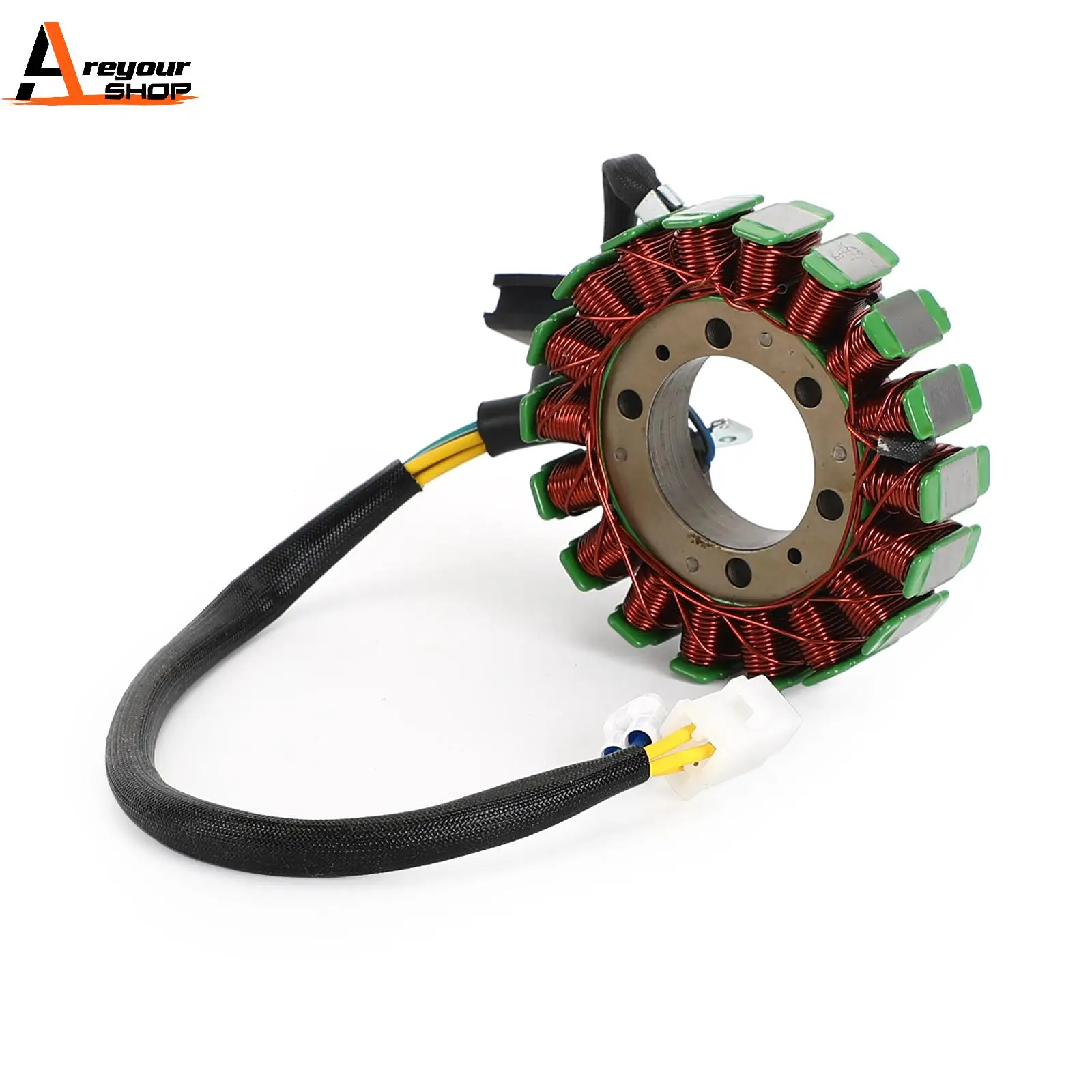 Areyourshop Stator For Suzuki LTF250 LTF300 LTF4 LT4WD King Quad 300 Quadrunner 250 1988-2004 3430-021 32101-19B00 32101-19B30