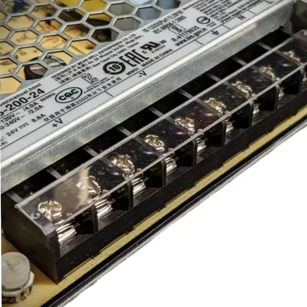For LED Light with RoHS 200w LRS-200-24 Meanwell Power Supply 5V 12V  24v Single Group AC to DC Driver view 5