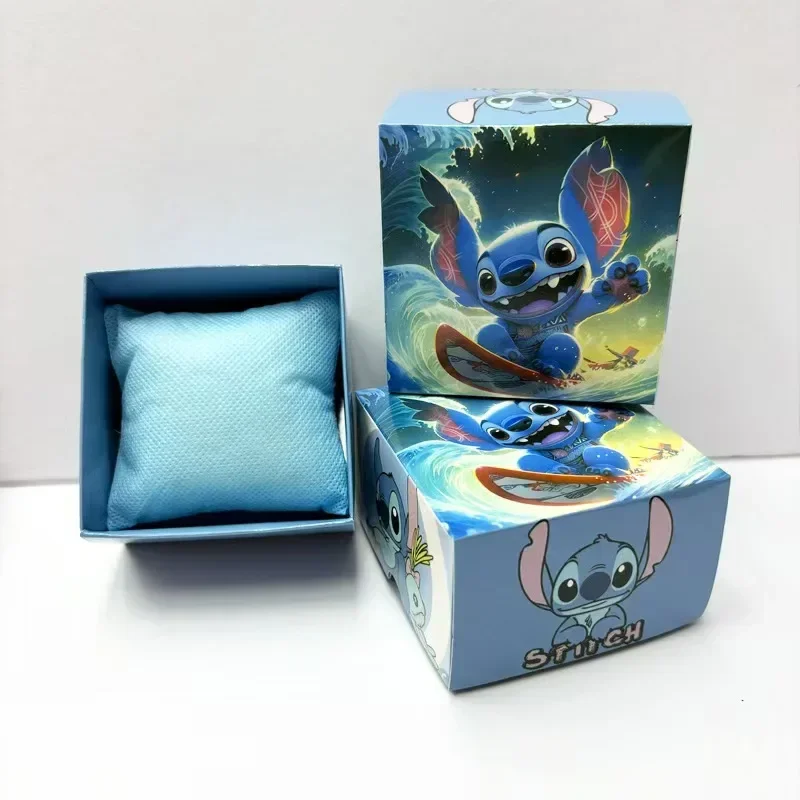 Anme Lilo Pointer Quartz Watch with Box Kawaii Stitch Box Watch Birthday Cartoon Watches Birthday Watches Christmas Gifts