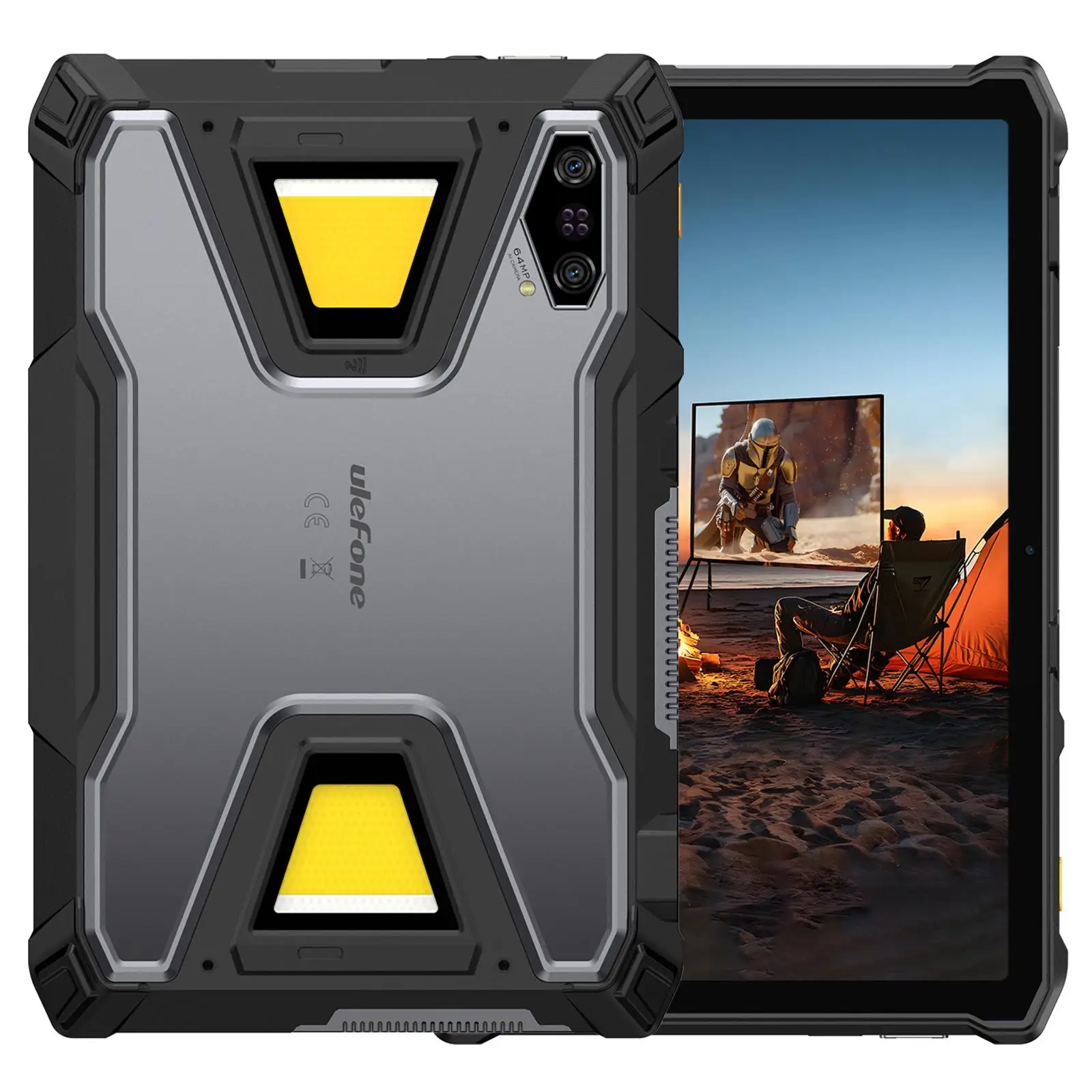 Ulefone Armor Pad 5 Ultra Rugged Tablet Portable Projector 12GB+