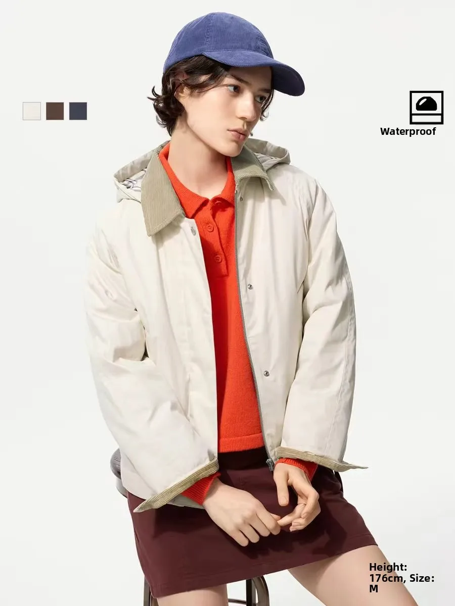 

Casual Air Cotton Women's Jaet ort Coat Outerwear New Winter Collection Collaborative Design Zipper Closure Long Sve