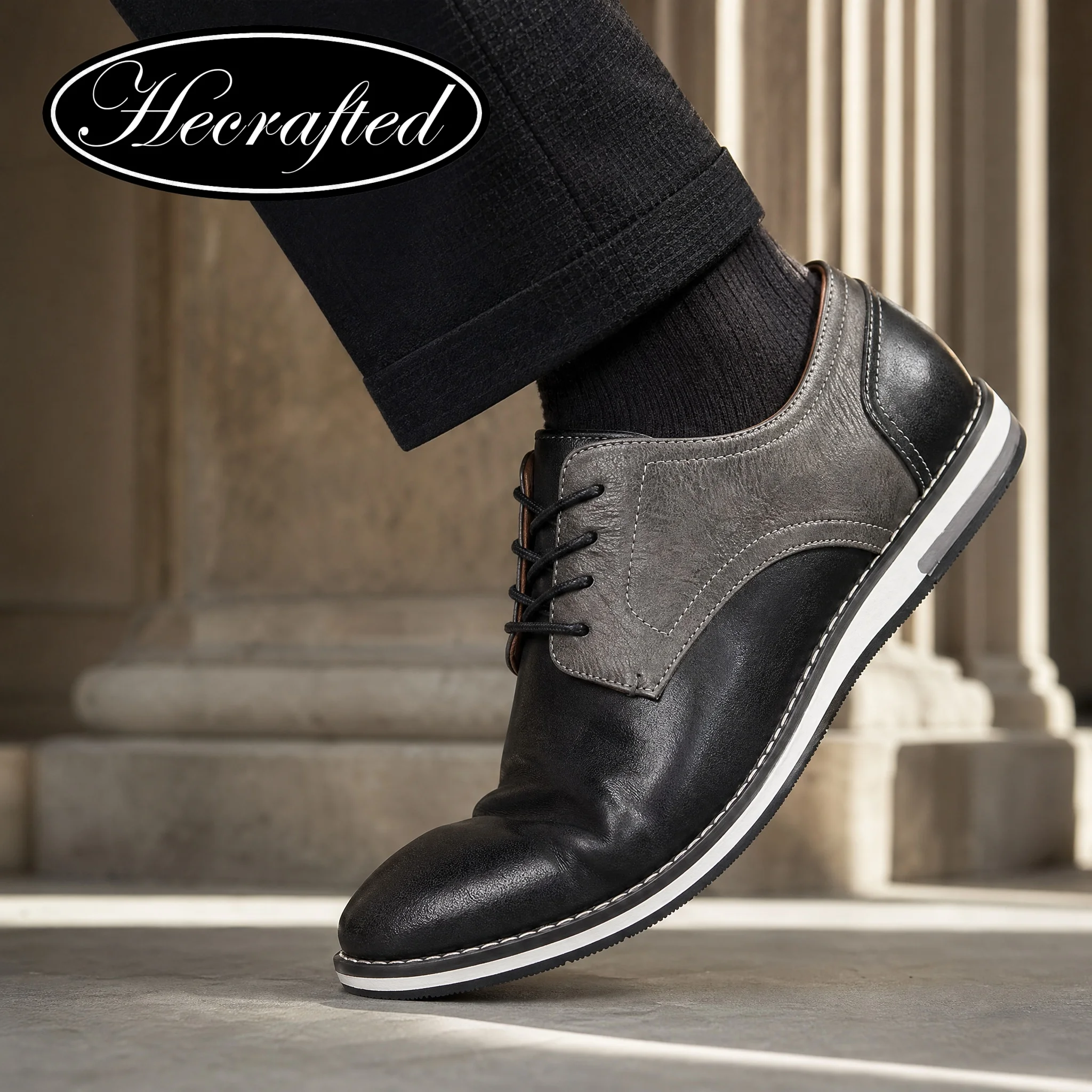 

Man Casual Shoes Comfortable Brand Fashion 2026 Leather Shoes Men