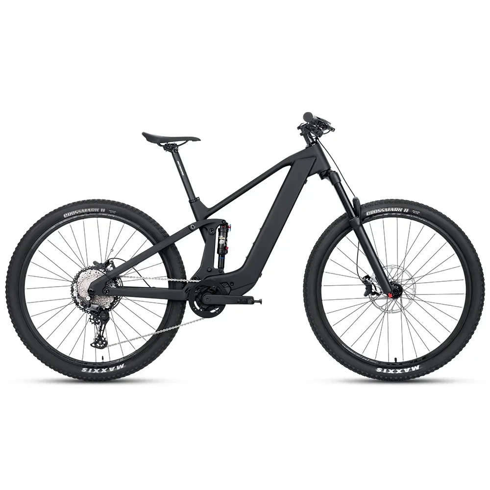 TWITTER-EM19 Bafang mid-mounted motor,M820-36V/48V-250W,29in full suspension mountain bike 12S Four-piston hydraulic disc brakes