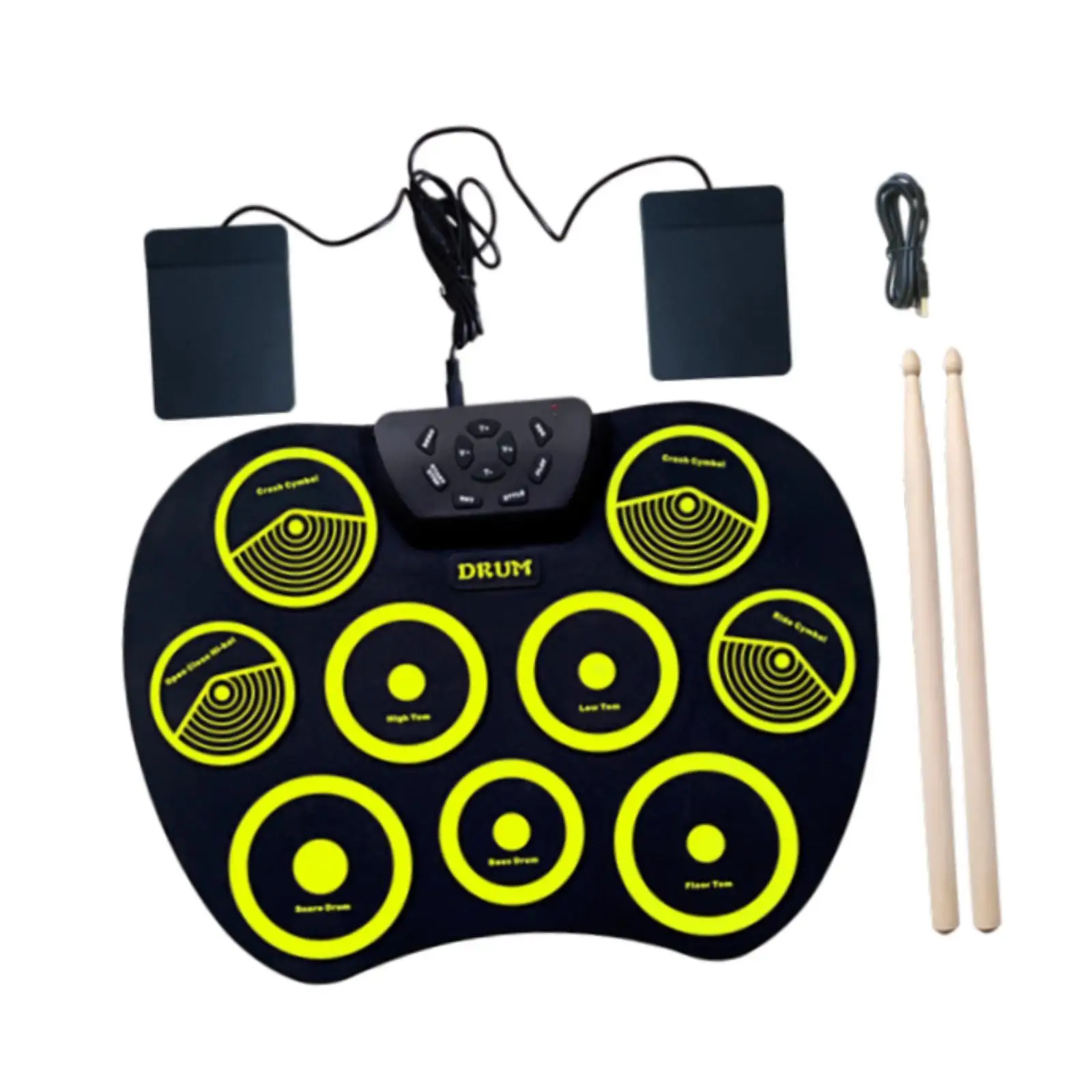 

Electronic Drum Set 9 Pads with Drum Sticks Drum Pedals Electric Drum Pad