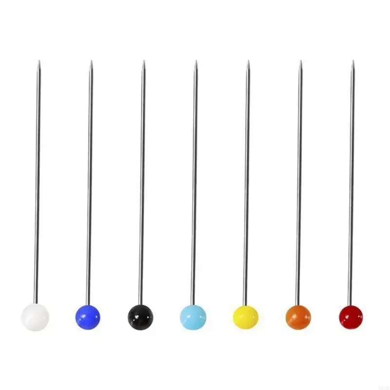 50 Pcs Small Sewing Pins Multifunctional Quilting Pins Colourful Craft Positioning Pins Straight Pins Sewing Supplies Y08E